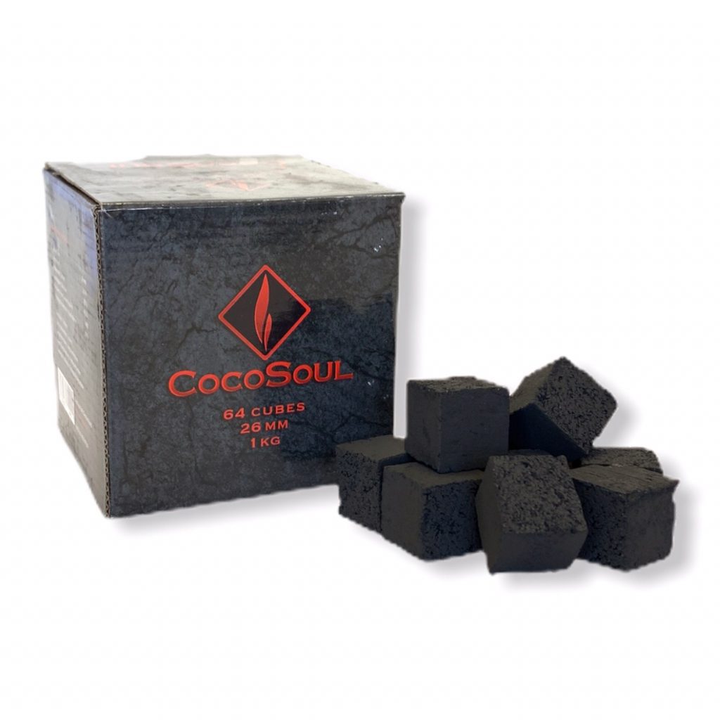 CARBÓN VEGETAL CACHIMBA COCOSOUL 26X26X26