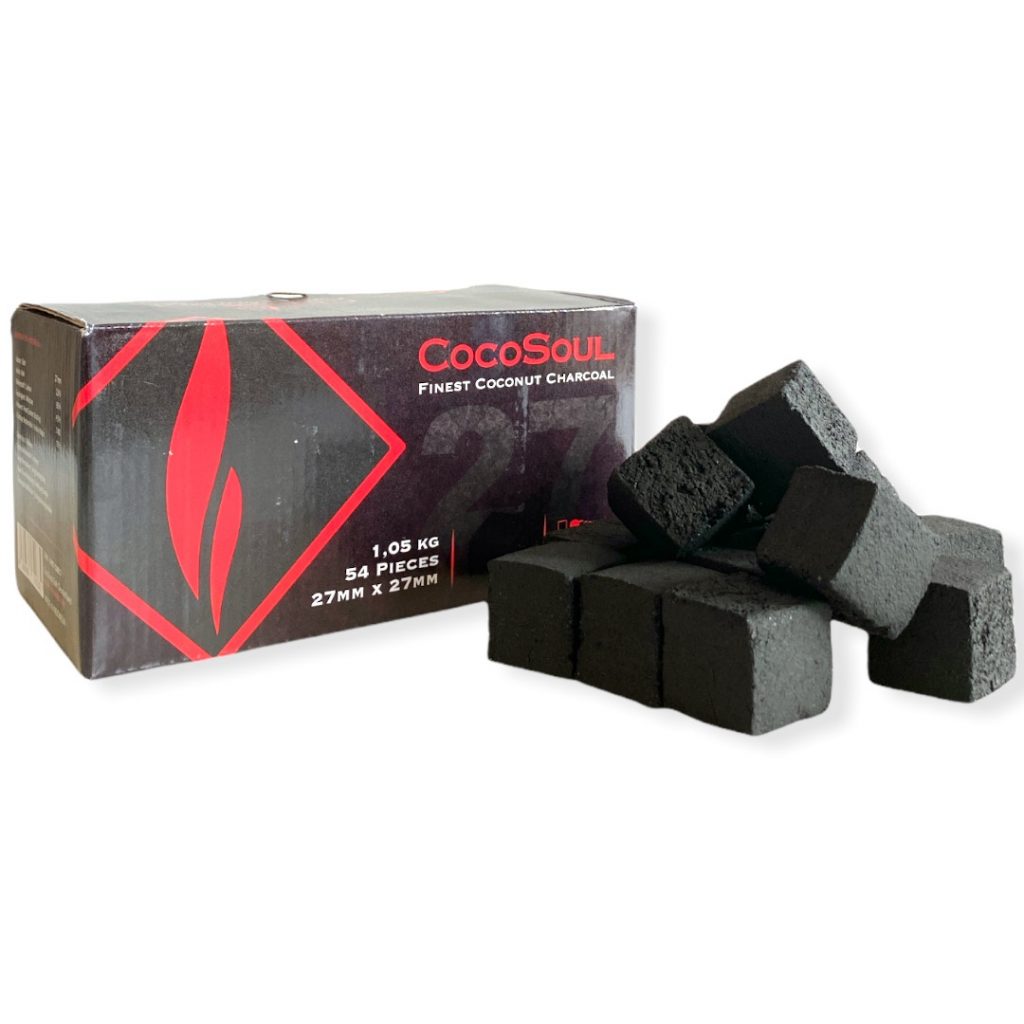 KG CARBÓN VEGETAL CACHIMBA COCOSOUL 27X27X27