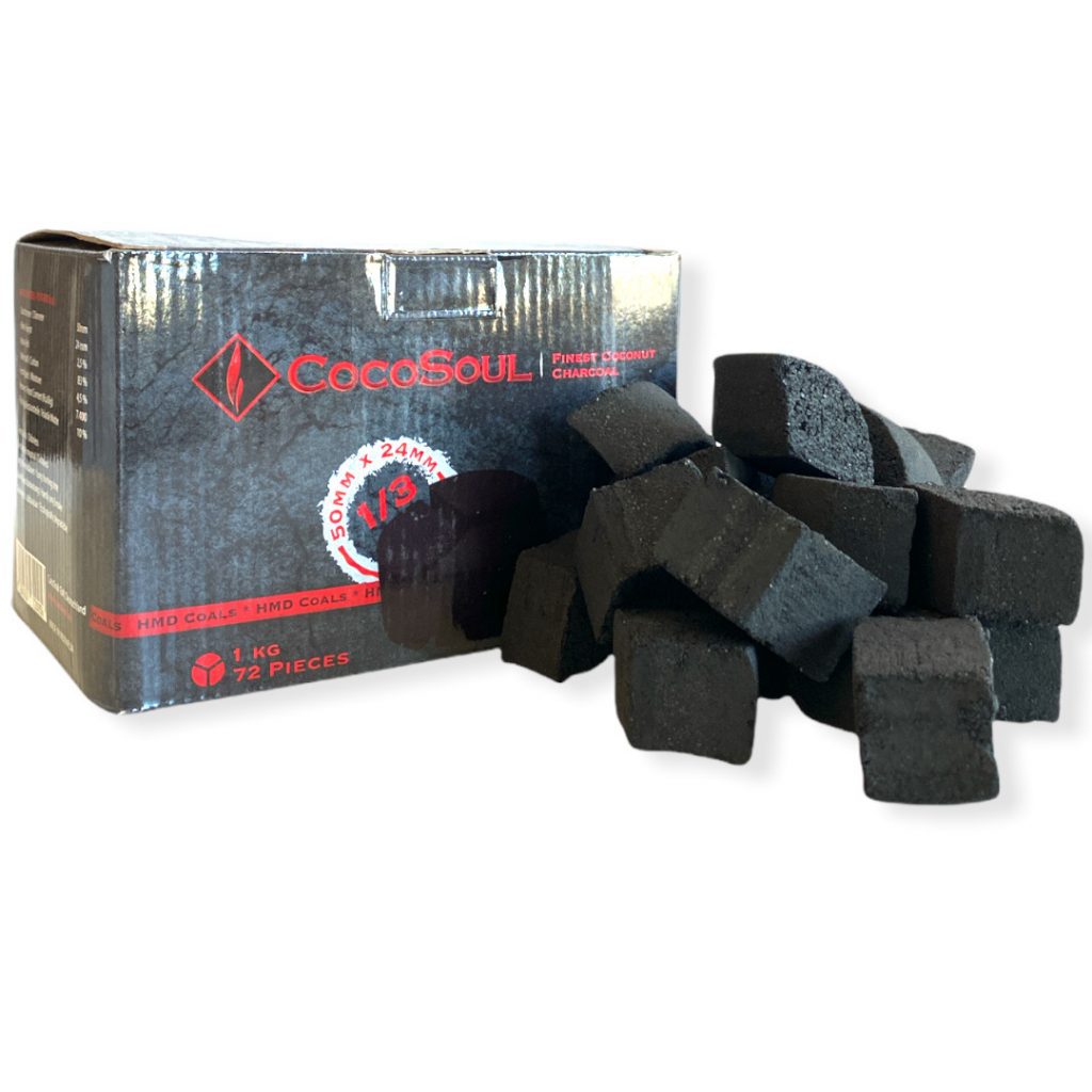 KG CARBÓN VEGETAL CACHIMBA COCOSOUL 50X24 1/3