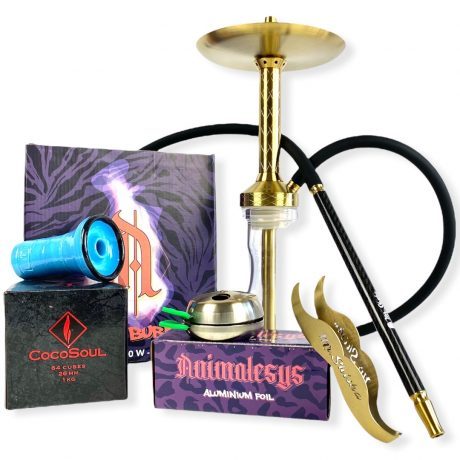 PACK MR SHISHA KHALIFA MINI DORADA