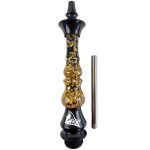 NEGRA PEPITAS DORADAS