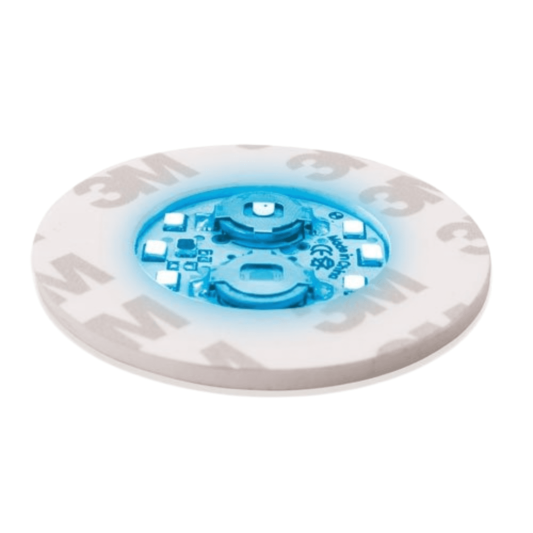 PEGATINA LUZ LED RGB 3CM