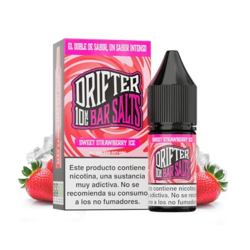 JUICE SAUZ DRIFTER BAR SALTS - SWEET STRAWBERRY ICE 10 ML