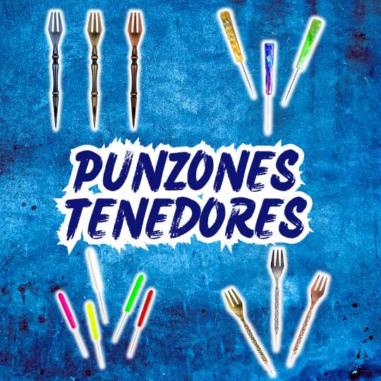 punzones y tenedores cachimba shisha dashishas
