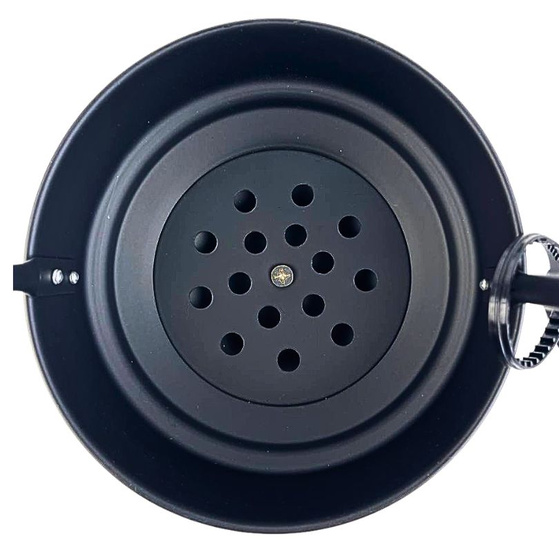 CARBONERA DASH NEGRA PARA CARBÓN DE CACHIMBA