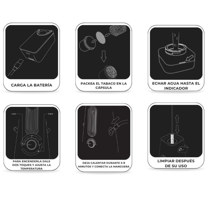 CACHIMBA ELECTRÓNICA ENSO SHISHA