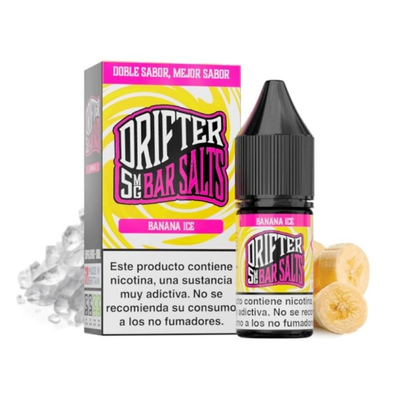 JUICE SAUZ DRIFTER BAR SALTS - BANANA ICE 10 ML