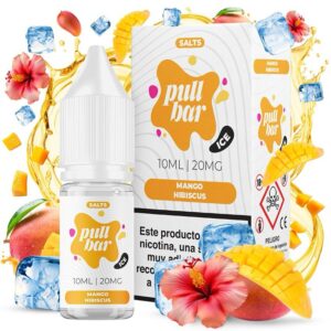 MANGO HIBISCUS - SALES DE NICOTINA PULL BAR 10 ML