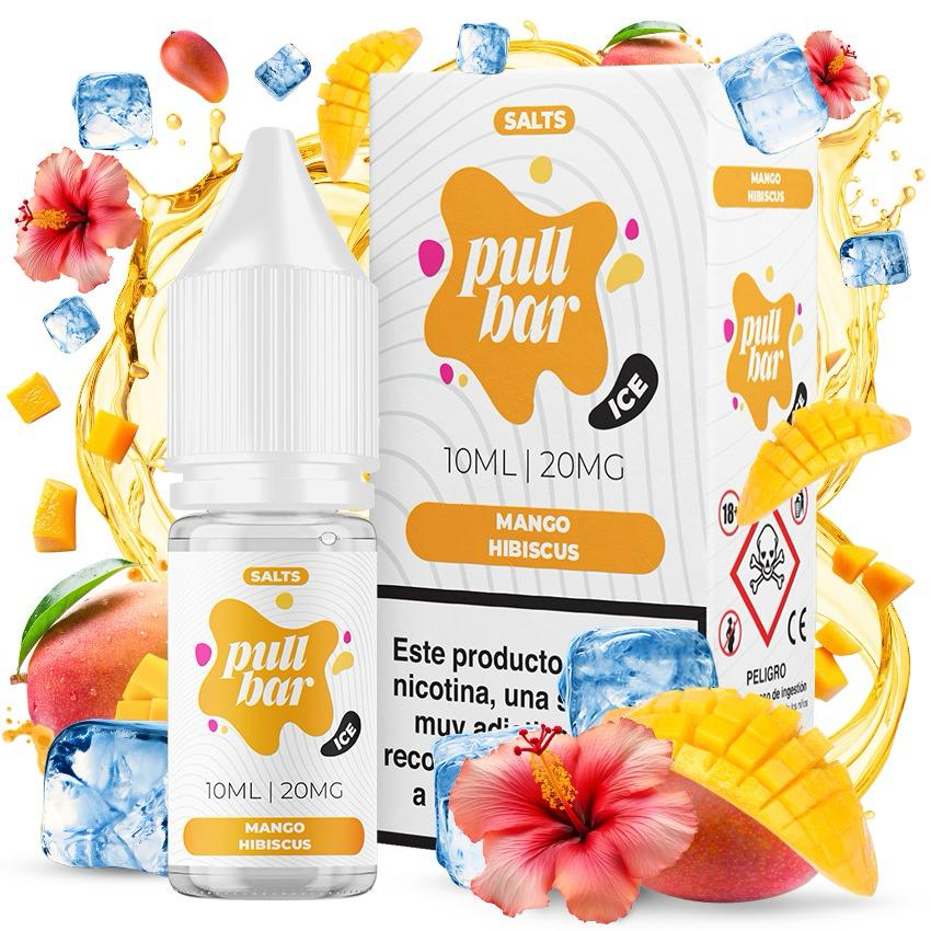 MANGO HIBISCUS - SALES DE NICOTINA PULL BAR 10 ML