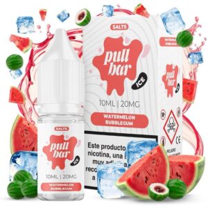 WATERMELON BUBBULEGUM - SALES DE NICOTINA PULL BAR 10 ML
