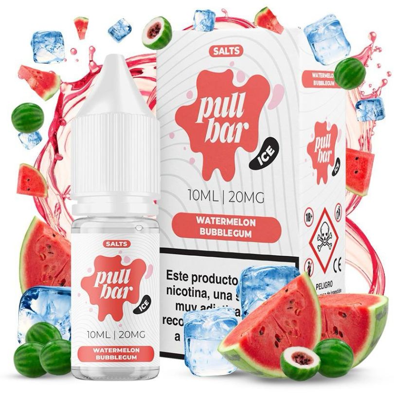 WATERMELON BUBBULEGUM - SALES DE NICOTINA PULL BAR 10 ML