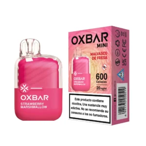 PODS OXBAR MINI 600 CALADAS - STRAWBERRY MARSHMALLOW