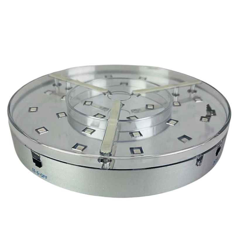 base de luz led para cachimba