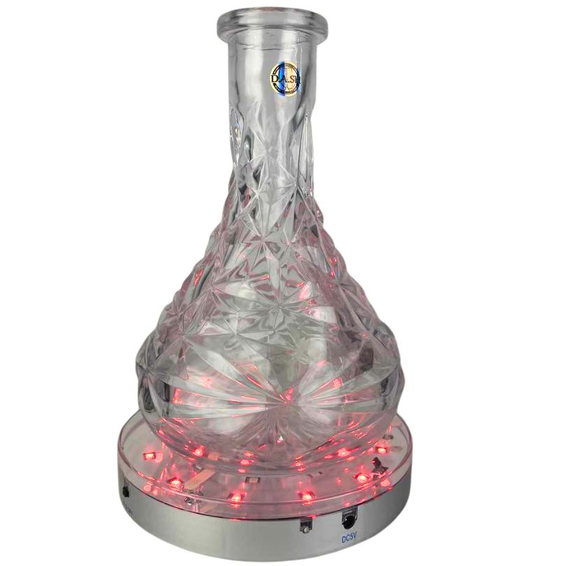 base de luz led para cachimba