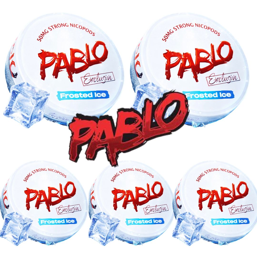 PACK 5 BOLSITAS DE NICOTINA PABLO - FROSTED ICE