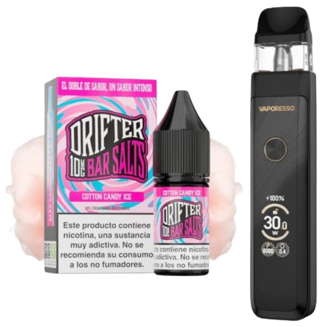 PACK INICIACIÓN VAPEO - DRIFTER COTTON CANDY