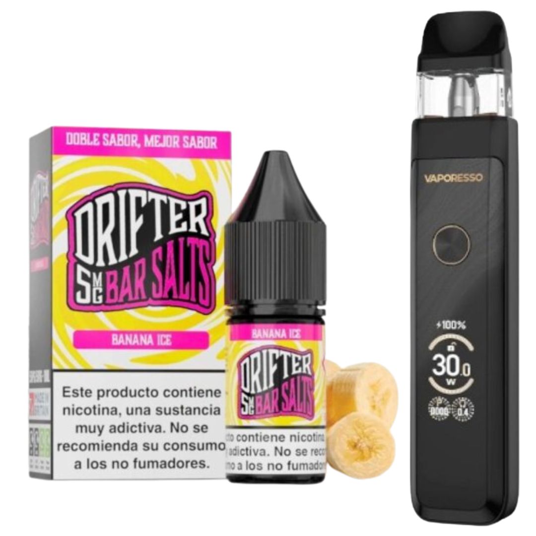 PACK INICIACIÓN VAPEO - DRIFTER BANANA ICE
