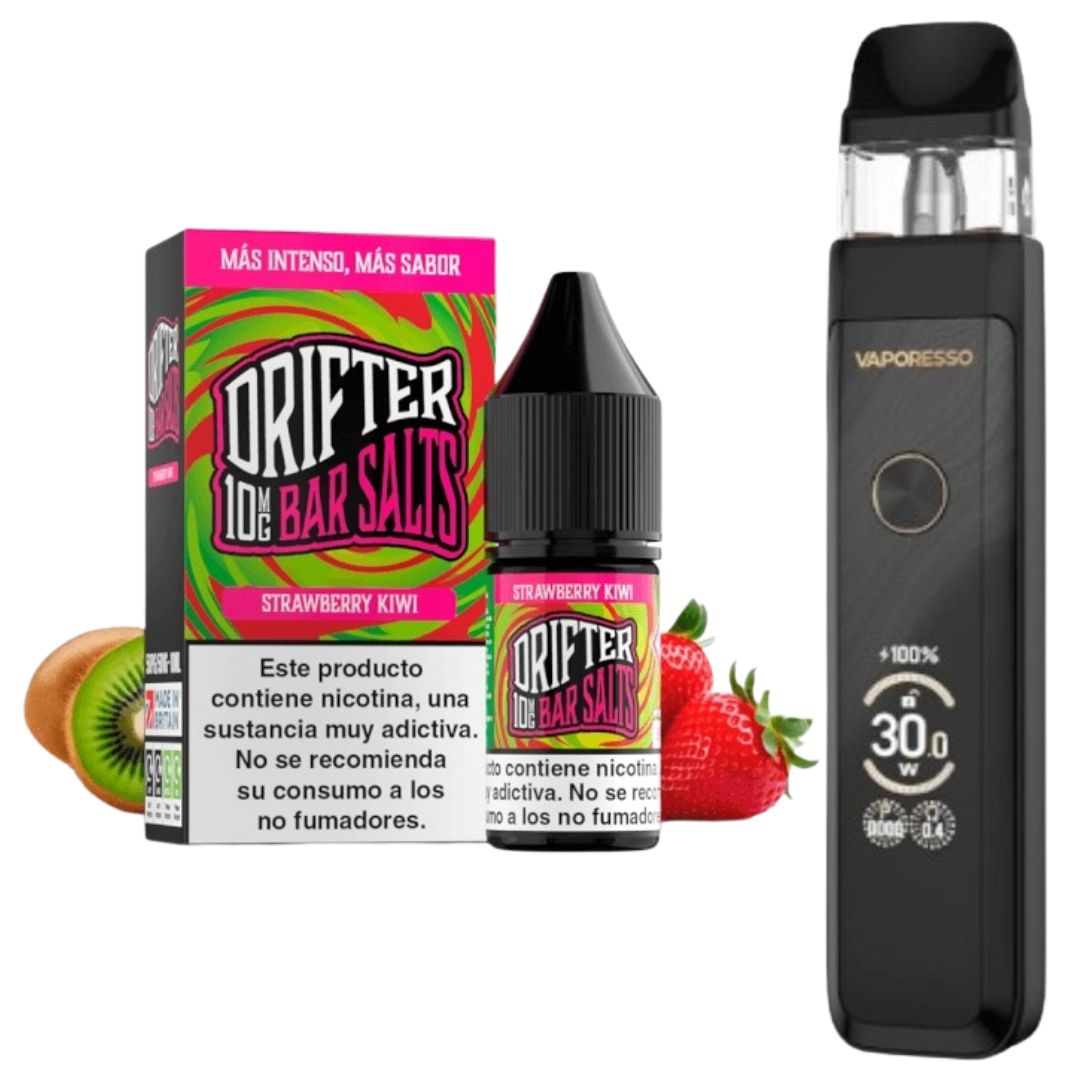PACK INICIACIÓN VAPEO - DRIFTER STRAWBERY KIWI